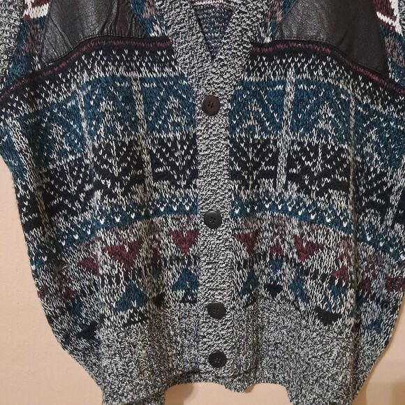 Vintage Campus Sweater Vest Mens Large 80s Academic Preppy GrandpaCore - Picture 3 of 12